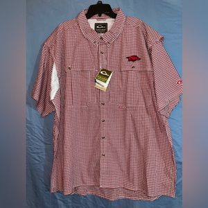Drake Wingshooter Short Sleeve Red Men’s 3X